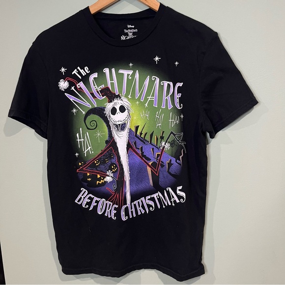 Disney Tops - 6/$25 Disney Black Nightmare Before Christmas Tee